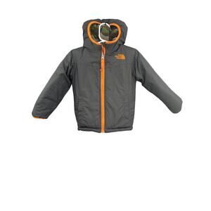 Northface Winter Puffer Reversible Camouflage Gray Jacket Kids 2T